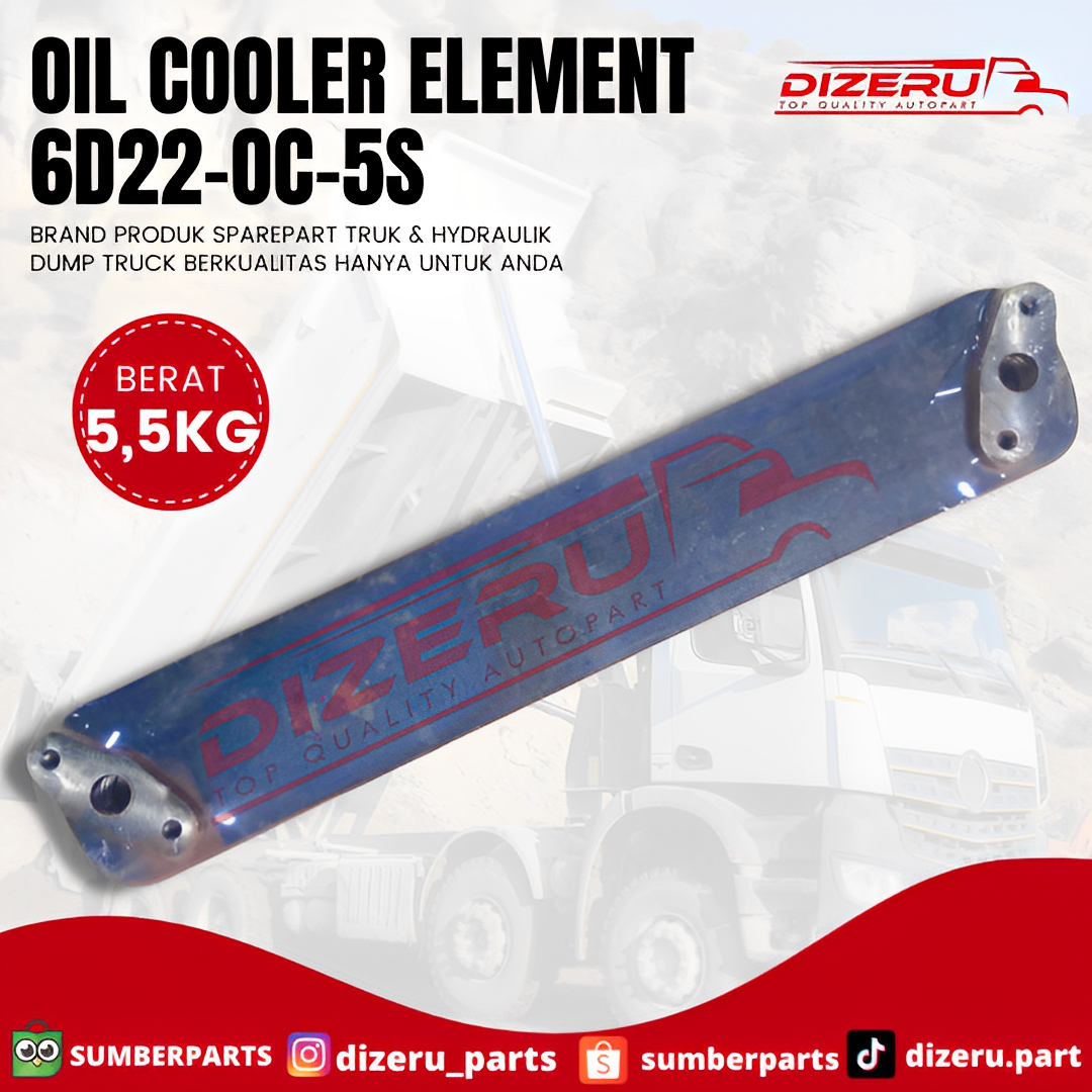 Oil Cooler Element 6D22-OC-5S